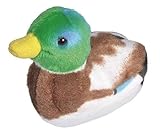 Wild Republic Audubon Plush Mallard Duck with Authentic Quack
