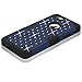 6S Plus Case, iPhone 6 Plus Case, iPhone 6S Plus Case, Speedup Diamond Studded Crystal Rhinestone 3 in 1 Bling Hybrid Shockproof Cover Silicone and Hard PC Case For iPhone 6/6S Plus (Navy Black)