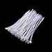 ECRABONE Zip Ties Assorted Sizes 6 + 8 Inch 500 Pack, White Zip Cable Ties Self-Locking Nylon Wire Ties for Indoor and Outdoor