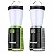 Enkeeo Mini Camping Lantern USB Rechargeable 300 Lumen Ultra Bright Portable Battery-Powered Light for Outdoors Hiking Tent Garden, Grey