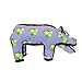 TUFFY - World's Tuffest Soft Dog Toy - Zoo Hippo - Squeakers - Multiple Layers. Made Durable, Strong & Tough. Interactive Play (Tug, Toss & Fetch). Machine Washable & Floats. (Regular)