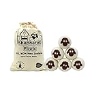 Wool Dryer Balls Handmade from All Organic New Zealand Wool - Reusable - Baby Safe - Non Toxic - Reduce Wrinkles - Saves Time and Money