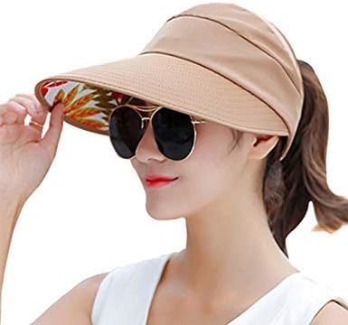 ELEPHANTBOAT Wide Brim Sun Hats Summer Beach Visor Cap Anti-UV Sunhat for Women