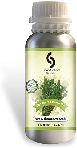 16 fl. Oz Bulk Thyme Red Essential Oil - All Premium, Therapeutic &amp; Pharmaceutical Grade. Excellent for Aromatherapy &amp; as an Ingredient for use in DIY Home Made Cosmetics and Personal Care Products