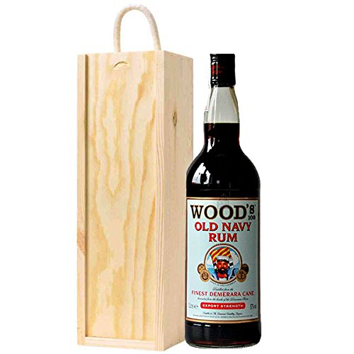 Woods Navy Rum in Wooden Gift Box Amazon.co.uk Grocery