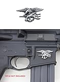 Magwell Metal Decal / Sticker - US NAVY SEAL Emblem