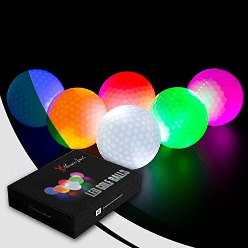 Phoenix Sports Led Golf Balls – Glow in The Dark Golf Balls for Night Sport Enthusiasts – Colorful Novelty Golf Balls That Light Up When Struck Phoenix Sports Led Golf Balls – Glow in The Dark Golf Balls for Night Sport Enthusiasts – Colorful Novelty Golf Balls That Light Up When Struck