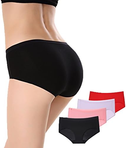 UnderFit Women's 4-Pack Ultrathin Micro-Modal Low Rise Hipsters Panties