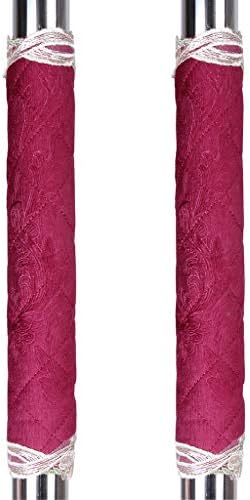 DUOYIZI JSTHUA-003 Refrigerator Door Handle Covers Protective Electrical Kitchen Appliances Gloves Fridge Microwave Dishwasher Door Cloth Protector Keep off Fingerprints,Liquid,Oil Stain,2 Pieces