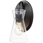 Maxim Lighting 12481CLBK Ava - 1 Light Bath Vanity-9.5 Inches Tall and 5 Inches Wide, Finish Color: Black