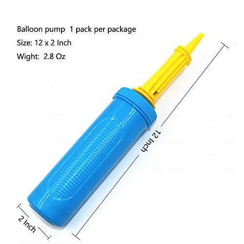 Hand Pump, Double Action Air Pumps for Balloons, Exercise Balls, Yoga