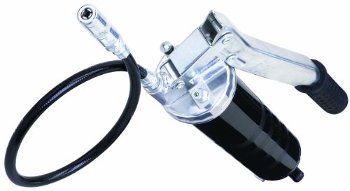Lumax Black LX-1123 Heavy Duty Deluxe Lever 18" Flex Hose and Coupler. for Professionals who Demand a Better Grease Gun Day Out Service