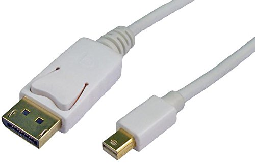 PRO SIGNAL CDLMDP-103 Mini DisplayPort to DisplayPort Lead, 3m White