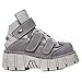 New Rock NR M.285-S17 Grey,Silver - Boots, Metallic, Unisex (37 EU)