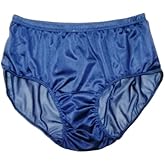 poppip 4 pcs. Hip 50-54 inches Thai Vintage Solid Color Sheer Nylon Panties Brief Underwear Adult man woman Comfort Loose Soft random color