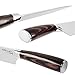 Chefs knife 8 inch by Kika Line - high carbon stainless steel blade - professional choice - EVA gift box (Black)