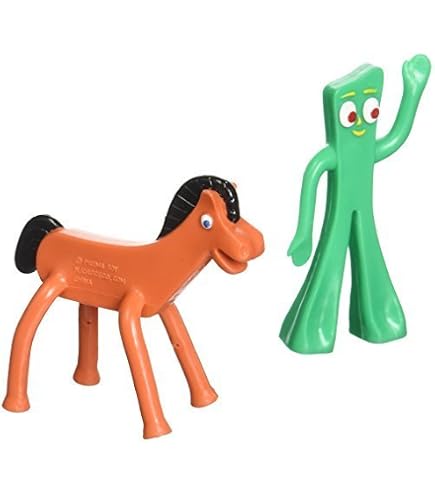 Amazon.com: Gumby and Pokey 6 Bendable Pair by NJ Croce : Toys & Games