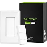 ZOOZ 800 Series Z-Wave Long Range Wall Remote & Scene Controller ZEN37 (Battery Powered), White | Z-Wave Hub Required