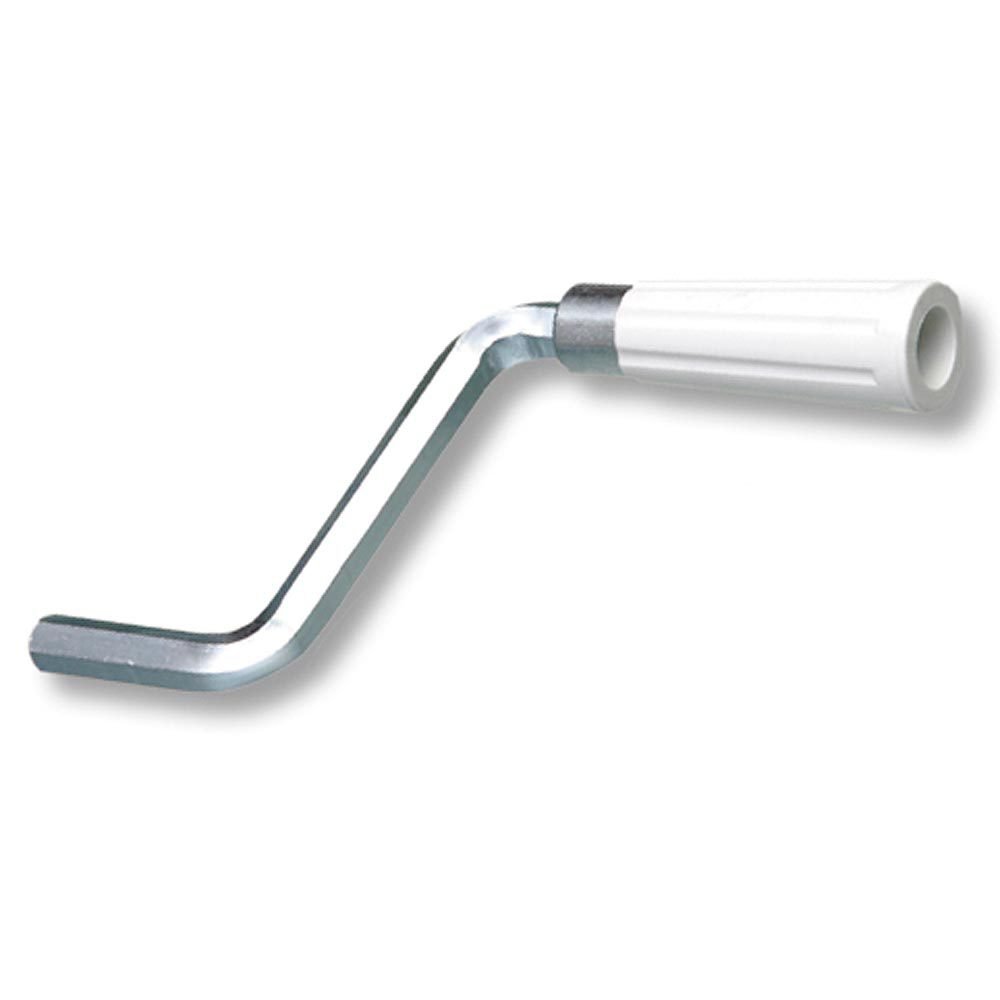 Wolfpack 5250265 Cable Winch Crank for Roller Shutters, White