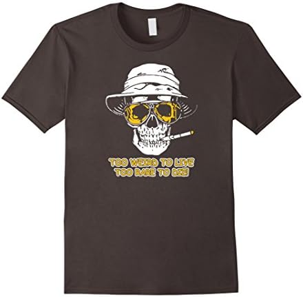 Men's Too Weird To Live - To Rare To Die Tshirt - Funny Tshirt Large Asphalt