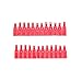 Swanson Tool Co CPLRED Red Replacement Graphite Cartridges For the Swanson Alwayssharp Carpenter Pencil - 24 Count