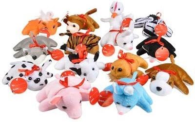 Mini Plush Bears and Stuffed Toy Animals Bulk Pack of 50