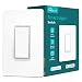 Treatlife Smart Light Switch, Neutral Wire Needed, 2.4Ghz Wi-Fi Light Switch, Works with Alexa and Google Assistant, Schedule, Remote Control, Single Pole, ETL Listed (1 PACK)