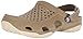 Crocs Men's Swiftwater Deck Clog M Mule, Khaki/Stucco, 12 M US
