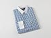 Emiqude Casual Slim Fit Long Sleeve Patchwork Dress Shirts for Men Medium Navy