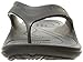crocs Unisex Modi Sport Flip-Flop, Black/Graphite, 10 M (D) US Men/12 M (B) US Women