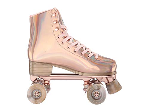 Impala Rollerskates Girl's Impala Quad Skate (Big Kid/Adult) Marawa Rose Gold 9 (US Men's 7, Women's 9) M