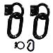 Mr. Chain Magnet Ring with Carabiner Kit, Black, 2 Count(Pack of 1) (72103)