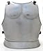 RedSkyTrader Mens Medieval Steel Chest Plate Armor One Size Fits Most Metallic