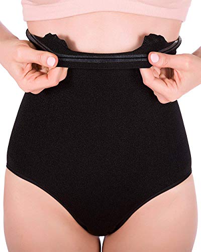 DREAM SLIM Women's High-Waist Seamless Body Shaper Briefs Firm Control Tummy Slimming Shapewear Panties Girdle Underwear(Black, XL/XXL) - Thumbnail 4