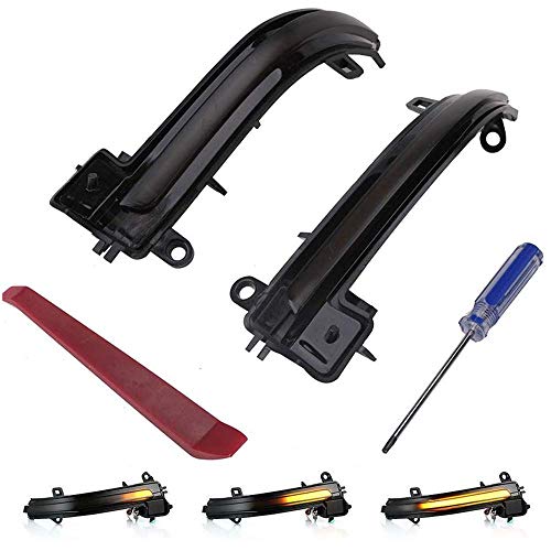 Smoked Side Mirror Sequential LED Turn Signal Lights for BMW 1/2/3/4 Series F20 F33 F30 F32 X1 i3