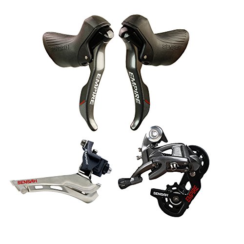 SENSAH Road Bike Shifters Double 2×11 Speed Lever Brake Bicycle Derailleur Groupset Compatible for Shimano