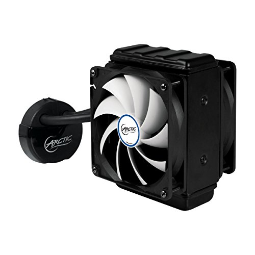 ARCTIC Liquid Freezer 120, High Performance CPU Water Cooler with Low Noise 120 mm PWM Fans, Fluid Dynamic Bearing, Compatible with Intel and AMD, MX-4 Thermal Compound Included