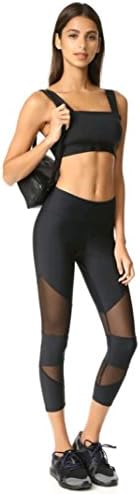 Skinny Leggings, UBuyit Women Sexy Patchwork Mesh Yoga Fitness Sports Capri Leggings Pants