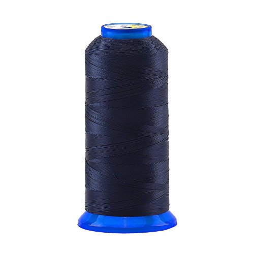 Selric [1500Yards / 130g / 22 Colors Available] UV resistant High Strength Polyester Thread #69 T70 Size 210D/3 for Upholstery, Outdoor Market, Drapery, Beading, Purses, Leather ( Navy Blue )