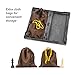 Magnetic Chess Set Brisk Learner - Portable and Educational Kids Adults Travel Toy Board Game - Foldable Table and 2 Cloth Bags Perfect for Storage and Traveling - Free Guide and Rules for Beginners