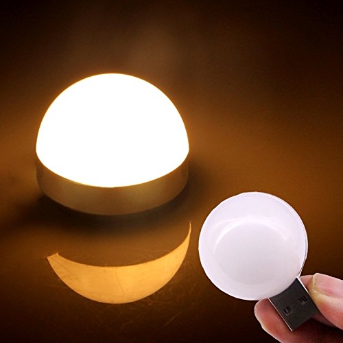 Lights Bulbs, USB-2W-W 5V 2W 140-150Lumens 6LED White Light USB LED Light Bulb (SKU : S-LED-0350WW)