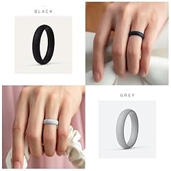 ThunderFit Women’s Silicone Wedding Ring - Rubber
