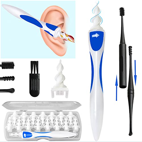 WAXIWAY QGrips Ear Wax Remover Kit 3in1 Ear Cleaner + Silicone Ear