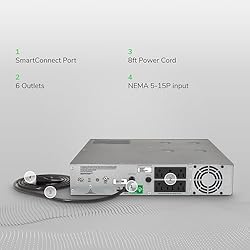 APC 1500VA Smart UPS with SmartConnect, SMC1500-2UC