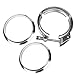 3 Inch Universal Stainless Steel V-Band Turbo Downpipe Quick Release Clamp Male Female Flange Kit