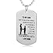 I Love My Son Inspirational Dog Tag Necklace-I HOPE YOU BELIEVE IN YOURSELF,AS MUCH AS I BELIEVE IN YOU (Mother to son)