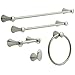 Delta Lahara (1-Pack) Hand Towel Holder Brilliance Stainless Steel Towel Racks for Bathroom Wall Round Towel Ring Holder for Bath Towel Hanger for Kitchen, Bathroom Accessories 73846-SS
