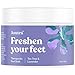 ASUTRA Invigorating and Therapeutic Foot Soak + Pedicure Pumice Stone (Dead Sea Salt w/Tea Tree & Lavender Oils), 16 oz - Helps to Soften Calluses, Corns, and Cracked Feet