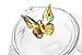 Tea Beyond Clear Glass teapot Rainbow Butterfly 24 oz/710ml Non drip Heat Resistant