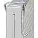 Alera ALECH1SR 0.5 in. x 3.13 in. x 4.75 in. Single-Sided Partition Steel Garment Hook - Silver (2/Pack)